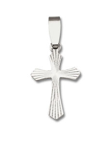 14kt White Gold Fancy Cross Pendant