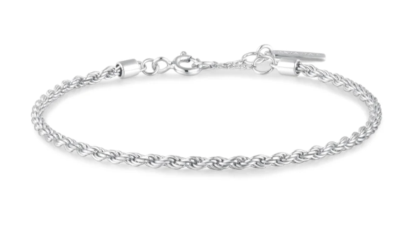 Sterling Silver Rope Twist Bracelet