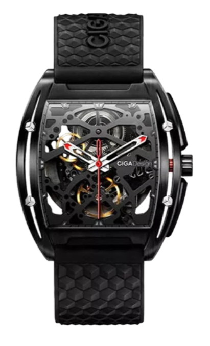 CIGA DESIGN SKELETON Z SERIES MECHANICAL WATCH MODEL C-Z031-BLBL-W15BK