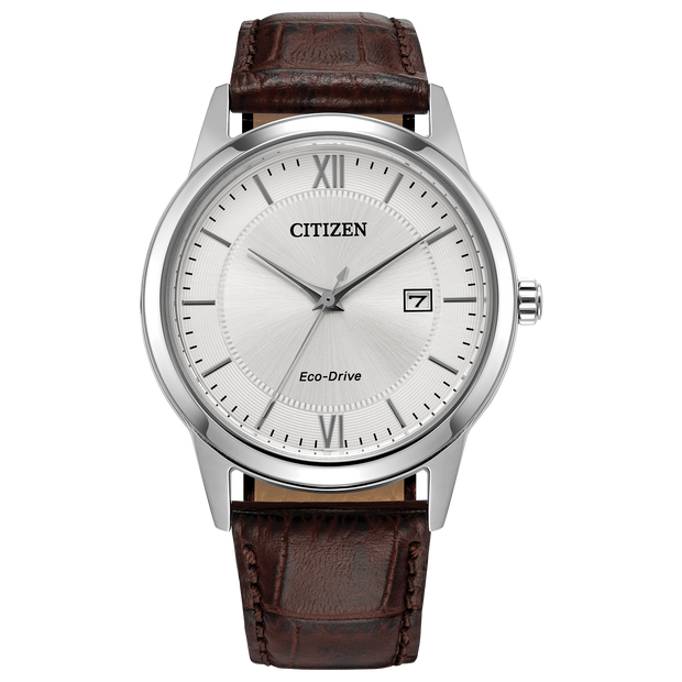 Citizen Classic Silver-Tone Stainless Steel Case, A Silver-Tone 3-Hand