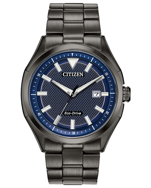 Citizen Weekender Features A Deep Gray Ion-Plated Stainless Steel Case