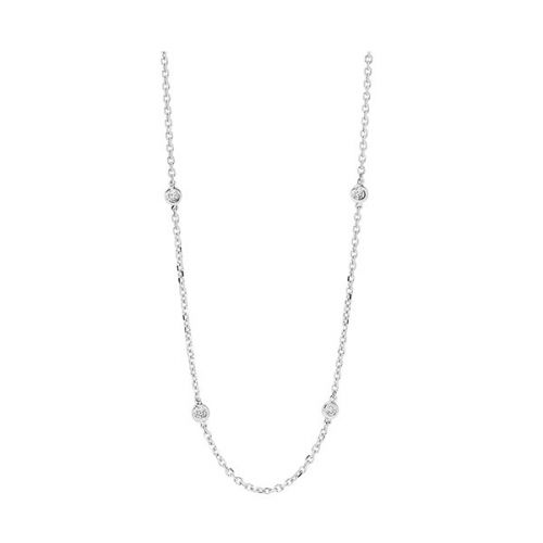 14Kt White Gold  Diamonds By The Yard Necklace 2.00tdw I/J SI2