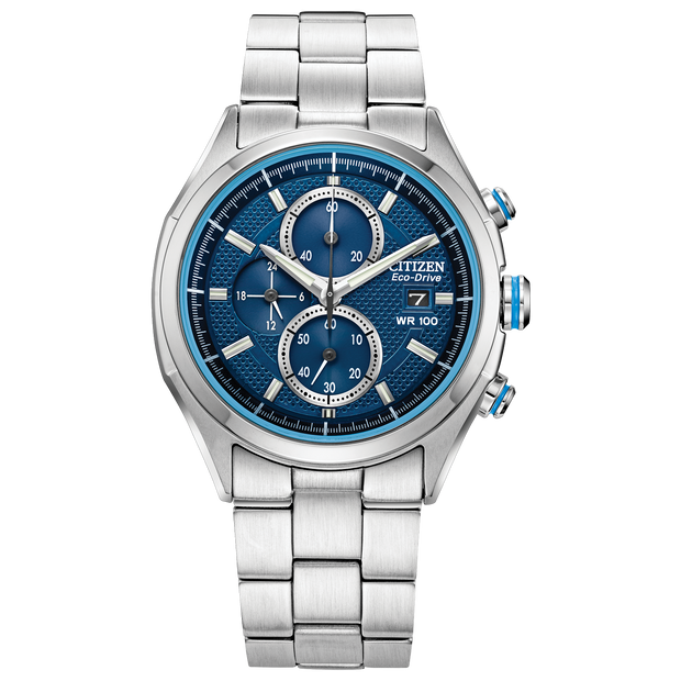 Citizen Eco Drive Weekender Stainless-Steel Bracelet Is Paired With A