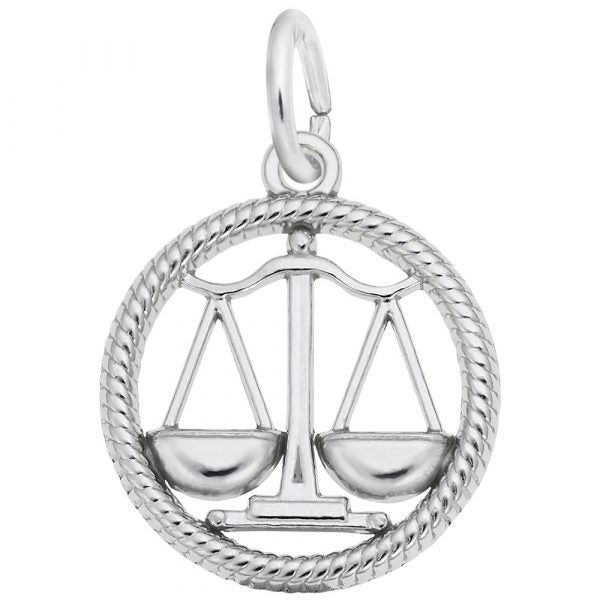 Sterling Silver Libra Charm