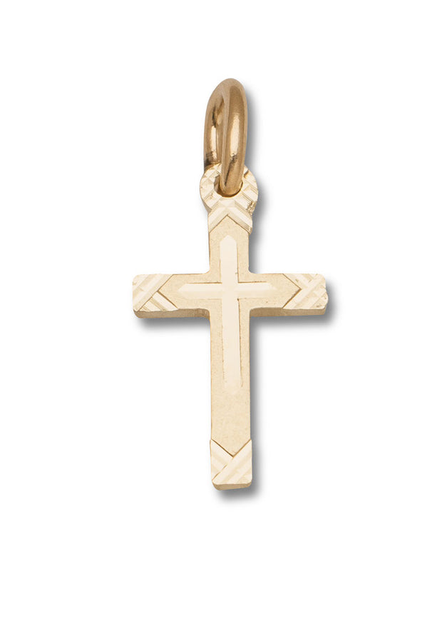 14kt Yellow Gold Fancy Cross