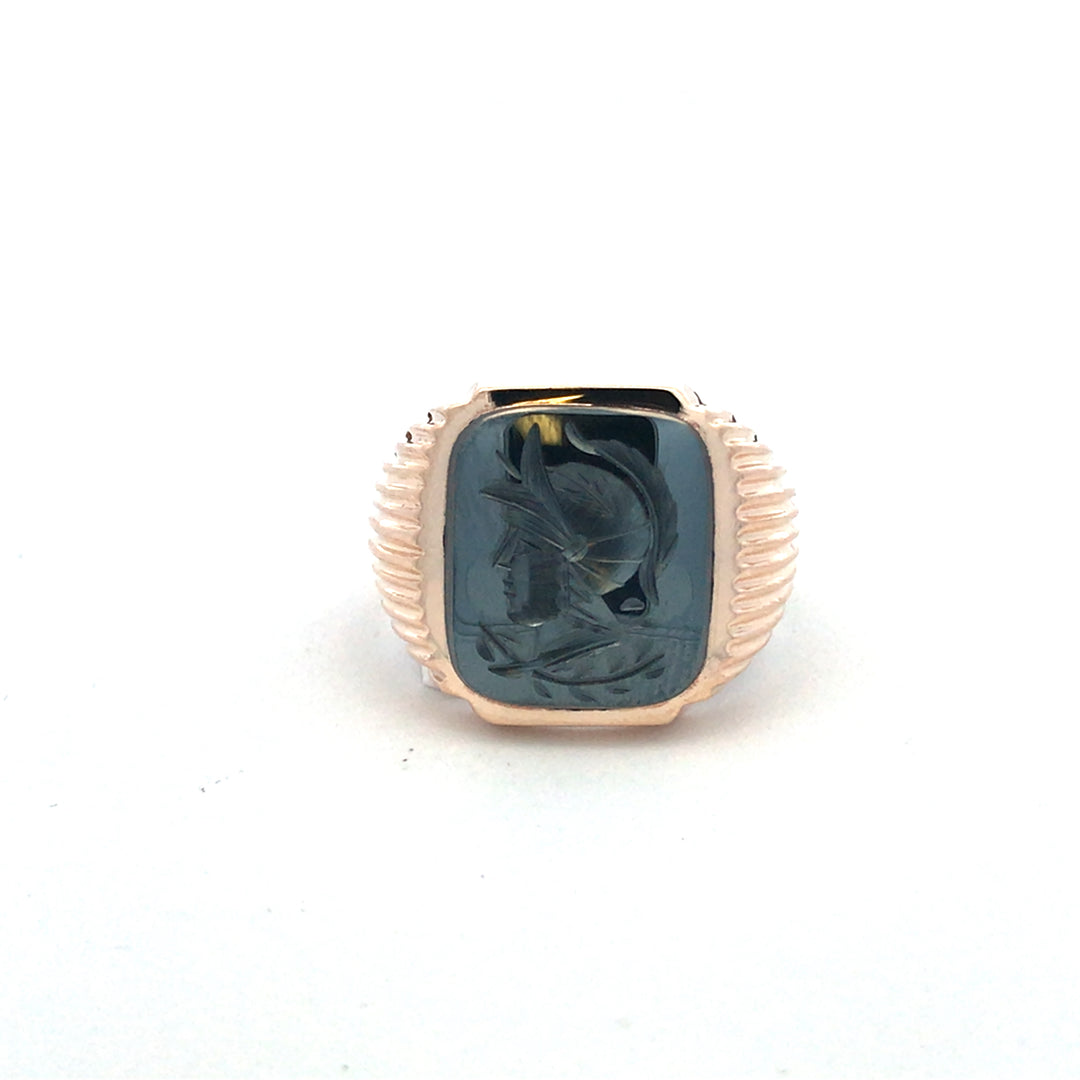 Vintage outlet 10KT Yellow Gold Cameo Ring