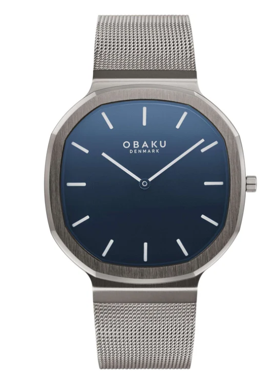 Mens Obaku Oktant Shadow With Titanium Case, Sapphire Crystal, abd Gre