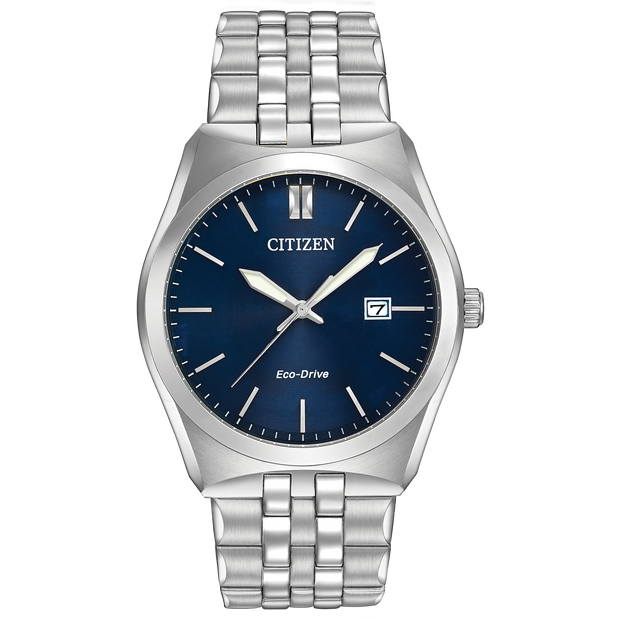 Citizen Eco Drive Corso Watch Crafted In Stainless Steel. Details Incl