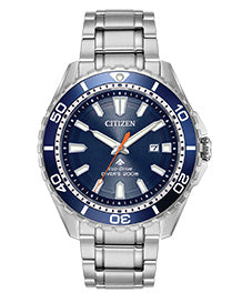 Citizen Eco-Drive Promaster Diver Iso Compliant - Blue Dial - Steel Br