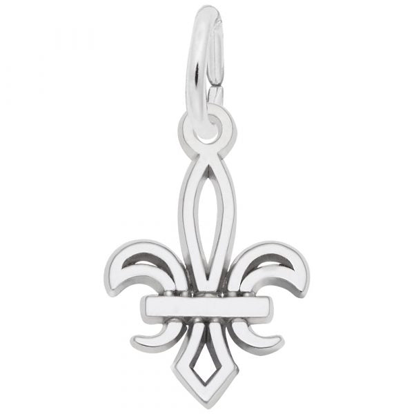 Sterling Silver Charm - Fleur De Lis