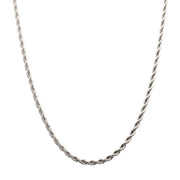 Men's Stainless Steel 4mm Rope Chain Necklace 22 Inch