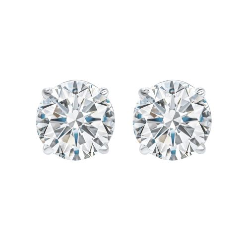 14Kt White Gold Diamond Stud Earrings .50ct TDW I1I2 GH