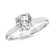 14kt White Gold Ring With 2.02ct F VS2 Lab Grown Diamond IGI Certifica